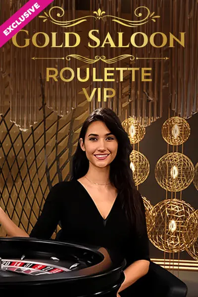 Posido élő rulett játék: Gold Saloon Roulette VIP